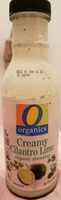 Creamy Cilantro Lime Organic Dressing