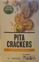 Pita crackers garlic parmesan