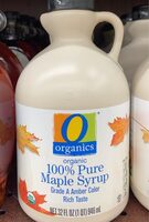 Organic 100 % Pure Maple Syrup Grade A Amber color Rich taste