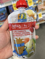 Pears, Carrots, Butternut Squash, Raspberries & Super Chia