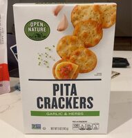 Pita Crackers Garlic & Herbs
