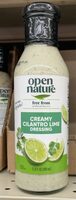 Creamy cilantro lime dressing