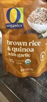 Brown rice & quinoa with garlic