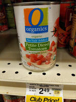 No Salt Added Petite Diced Tomatoes in tomato juice