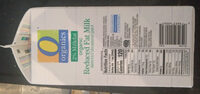 Organic reduced fat milk