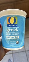 Greek plain yogurt 0% nonfat