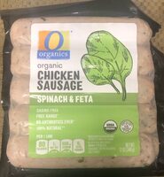 Organic Chicken Sausage Spinach & Feta