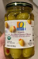 Jumbo green olives