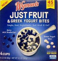 Just fruit & greek yogurt bites