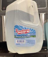 Natural spring water