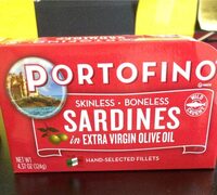Skinless, boneless sardines in extra virgin olive oil