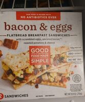 Flat Bread Breakfast Sandwiches