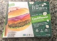 Cauliflower Veggie Burgers