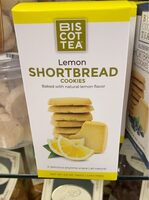 Lemon shortbread cookie