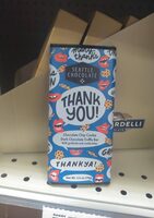 Seattle chocolates, all natural milk chocolate truffle bar with toffee & gratitude