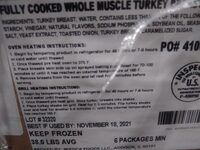 Fully Cooked Whole muscle Turkey Breast