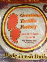Flour Tortillas - 12 inch - 12 pcs