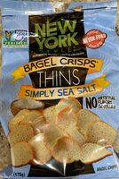 Bagel Crisps Thins Simply Sea Salt