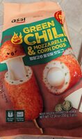 Green Chili & Mozzarella Corn Dog