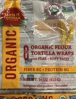 Organic Flour Tortilla Wraps