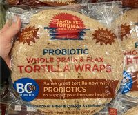 Probiotic Whole Grain & Flax Tortilla Wraps