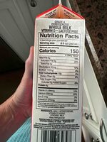 Whole Milk Vitamin D Lactose Free