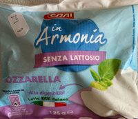 Mozzarella senza Lattosio