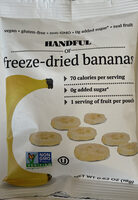 Freeze-dried bananas