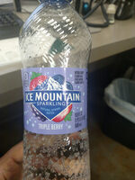 Sparkling natural spring water, triple berry