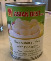 Rambutan Pineapple In Syrup