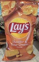 Lay's Cheddar & Sour Cream Flavored Potato Chips