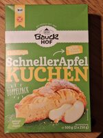 Bio Backmischung Apfelkuchen glutenfrei
