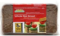 Whole Rye Bread with whole rye kernels