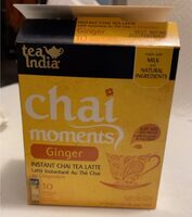 Instant chai tea latte Ginger