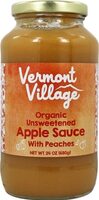 Organic Unsweetened Apple Sauce With Peaches