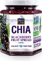 Chia Blackberry Fruit Spread with Agave Nectar Premium