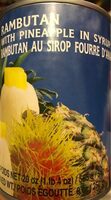 Cock Brand Rambutan With Pineapple In Syrup 565g