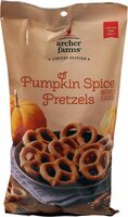 Pumpkin spiced pretzels