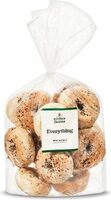 Sliced everything mini bagels