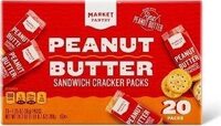 Peanut butter sandwich cracker