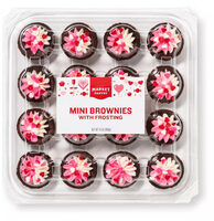 Valentines Day Frosted Brownie Tray