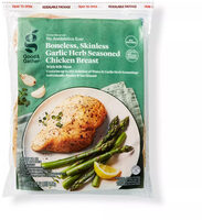 Boneless, skinless garlic herb chicken breasts