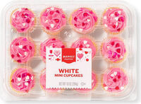Pink velvet mini cupcakes