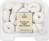 Powdered sugar mini donuts