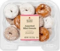 Assorted mini donuts