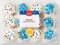 White mini cupcakes