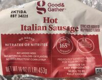 Hot Italian sausage