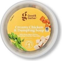 Creamy chicken & dumpling soup