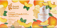 Ginger Peach Sparkling Water