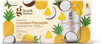 Coconut pineapple sparkling water